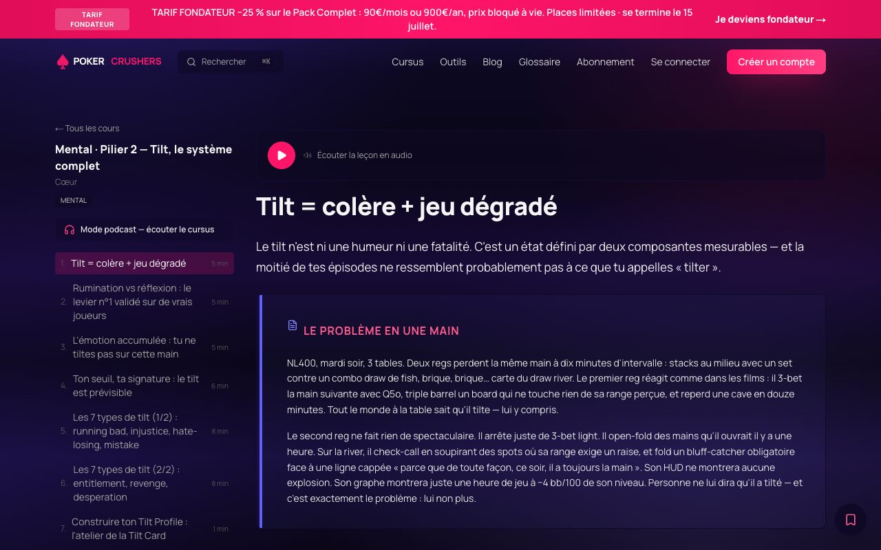 La formation mentale, en profondeur